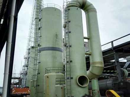 新疆玻璃钢脱硫塔案例展示